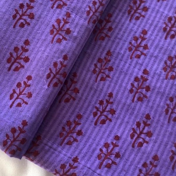 Hand Block Print aus Indien – PURPLE PAISLEY